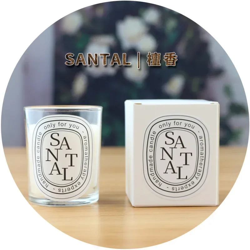 Transparent Scented Fragrance Romantic Candle Light Gift Scented Aromatic Candles Guest Gift Candles Wedding Candles Candle Jar