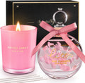 Mothers Day/ Birthday Gifts for Women, Scented Candles for Mom Grandma, Aromatherapy Box for Teacher Appreciation, Graduation, Reed Diffuser Set