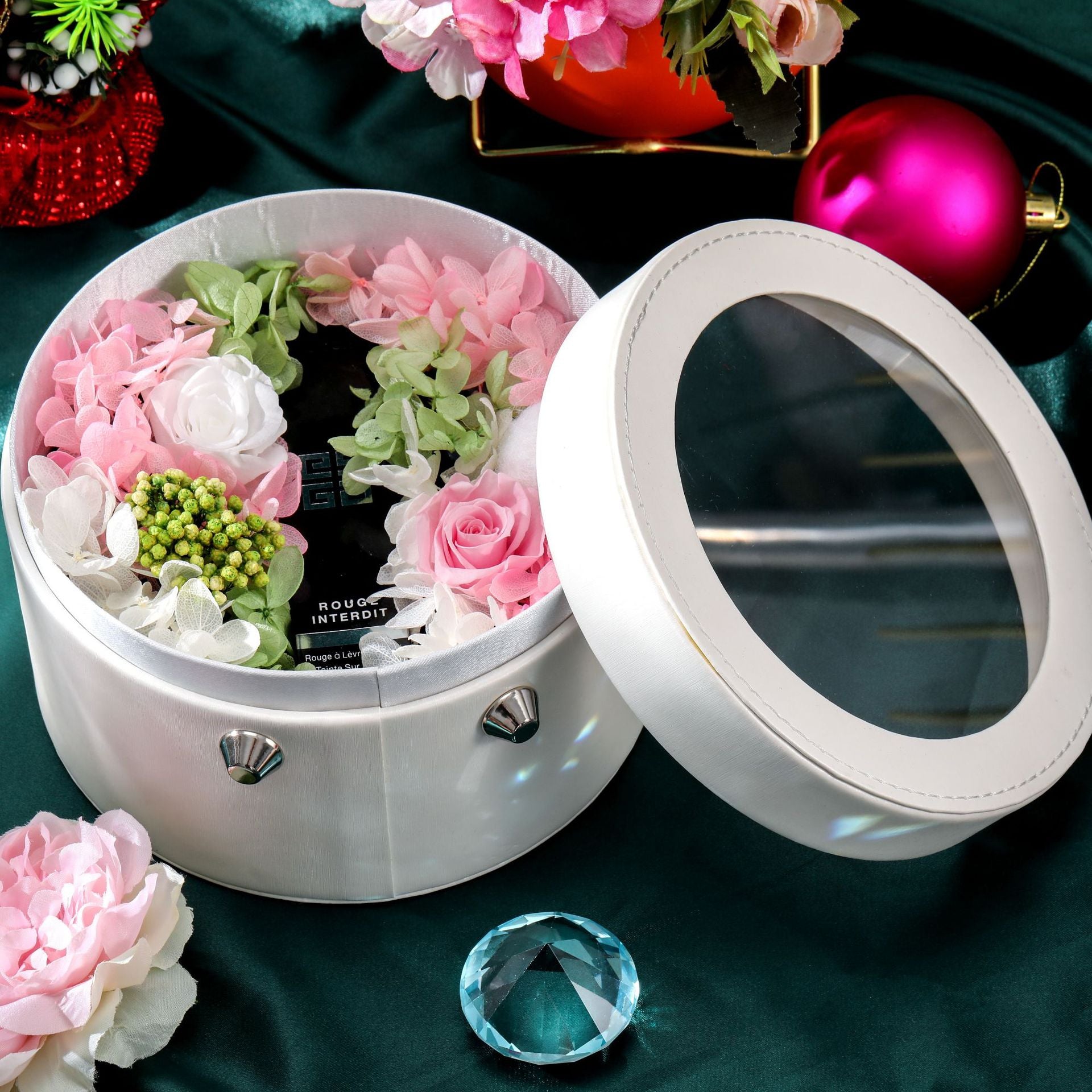 Valentine'S Day Immortal Flower Lipstick Gift Box Creative Birthday Gift