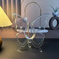 Elegant Transparent Acrylic Butterfly Vase, Modern Home Decor Centerpiece, Butterfly Wings Design, Suitable for Living Room Office Wedding, Flower Arrangement Vase